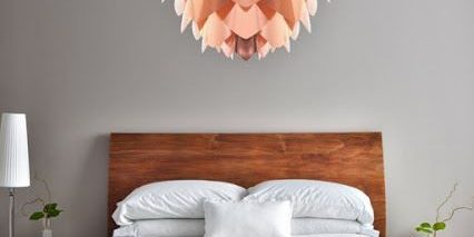 lampara cobre dormitorio